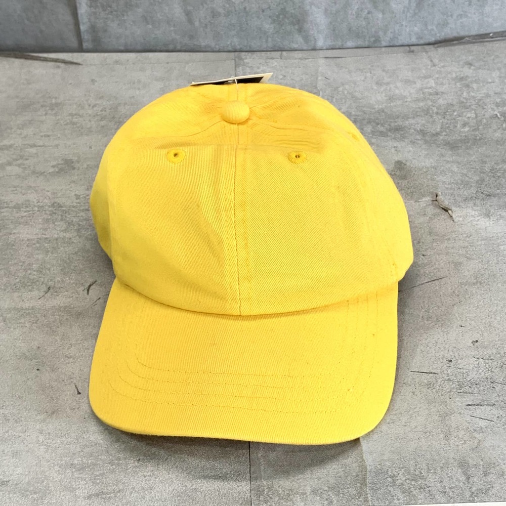 Club Room Men's Mustard Solid Adjustable Baseball Hat SZ OS
